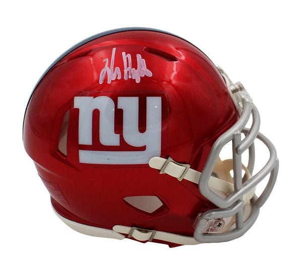 Jalin Hyatt Signed New York Giants Speed Flash NFL Mini Helmet