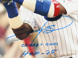 Derrek Lee & Sammy Sosa Signed 16x20 Photo Inscribed Chicago Cubs HOF-25 Beckett
