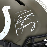 Autographed Peyton Manning Colts Helmet