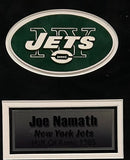 Mickey Mantle & Joe Namath Dual-Autographed 11x14 Photo Framed Collage - PSA LOA