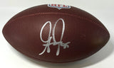 Packers SB Champ GREG JENNINGS Signed Wilson NFL Replica Football AUTO - BAS