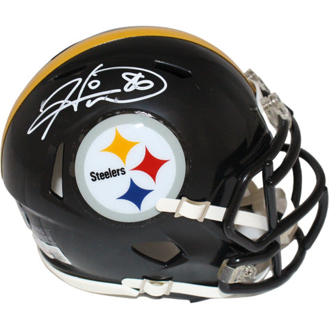 Hines Ward Autographed Pittsburgh Steelers Mini Helmet Beckett 42237