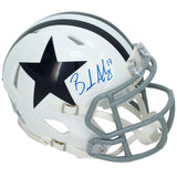 Brandon Aubrey Autographed Dallas Cowboys Throwback Speed Mini Helmet Beckett