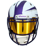 Justin Jefferson Autographed Vikings "Ripped" Speed Authentic Helmet Beckett