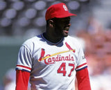 Lee Smith Signed St. Louis Cardinals Jersey (JSA COA) 7xAll-Star Reliever