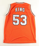 Bernard King Signed Tennessee Volunteers Jersey (Beckett) 1977 1st Rnd Pk / Nets