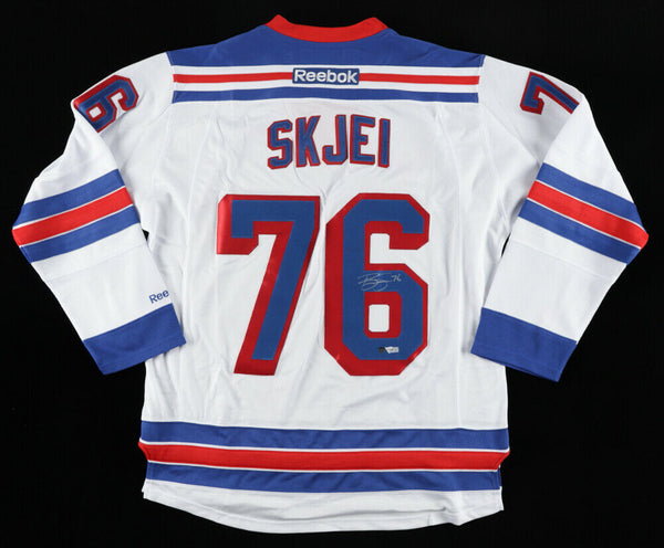 Brady Skjei Signed New York Rangers Jersey (Fanatics & Steiner) U of Minnesota