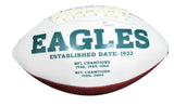 Corey Clement Philadelphia Eagles Autographed/Signed Logo Football JSA 135551
