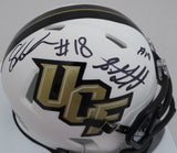 SHAQUEM & SHAQUILL GRIFFIN AUTOGRAPHED UCF SPEED MINI HELMET MCS HOLO 134377