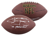 Texas A&M Johnny Manziel "12 HT" Signed Wilson Super Grip Football JSA #WC808944