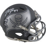 John Lynch Autographed Tampa Bay Buccaneers Slate Mini Helmet Beckett 49976