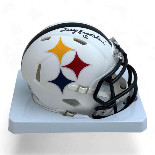 Terry Bradshaw Autographed Signed Pittsburgh Steelers AMP Mini Helmet - Beckett