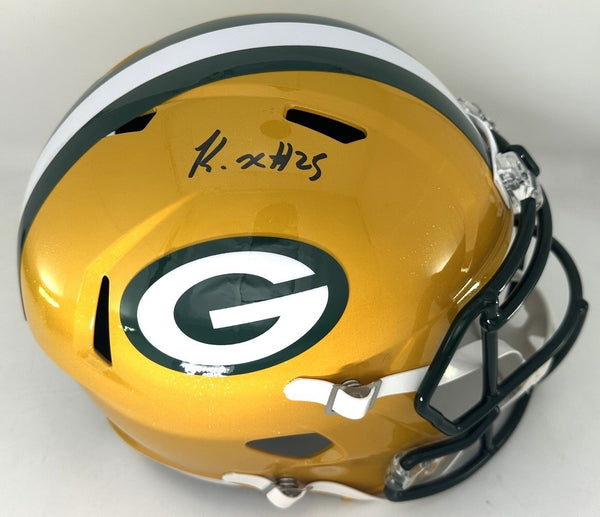 Packers KEISEAN NIXON Signed Full Size Riddell Replica Speed Helmet AUTO - JSA