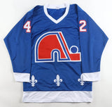 Josh Manson Signed Colorado Avalanche/ Quebec Nordiques Throwback Jersey Beckett