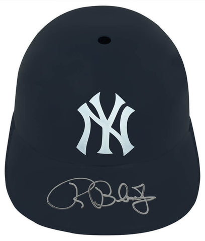 Ron Blomberg Signed New York Yankees Replica Souvenir Batting Helmet - (SS COA)