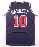 Kevin Garnett Signed 2000 Team USA Olympic Jersey (Beckett) 2008 Champion Celtic
