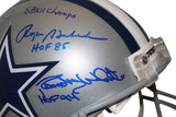 Dallas Cowboys Team Autographed SB XII Authentic VSR4 Helmet Beckett 34591