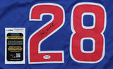 Kyle Hendricks Signed Chicago Cubs Blue Jersey (JSA COA) 2016 W.S Game 7 Starter