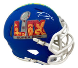 Darius Slay Signed Philadelphia Eagles Super Bowl LIX Mini Speed Helmet BAS