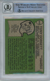 Tony Dorsett Autographed 1978 Topps #315 Rookie Card HOF BAS 10 Slab 38605
