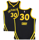 Stephen Curry Autographed Warriors Nike City Edition Swingman Jersey Fanatics
