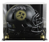 Steelers Jack Lambert "HOF" Signed STS IV F/S Speed Proline Helmet W/ Case BAS W