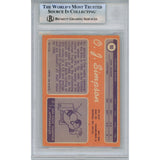 OJ Simpson Autographed 1970 Topps #90 HOF Trading Card Beckett 46493