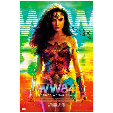 Gal Gadot Autographed 2020 Wonder Woman 84 16x24 Poster