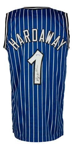 Penny Hardaway Signed Custom Blue Basketball Jersey PSA ITP