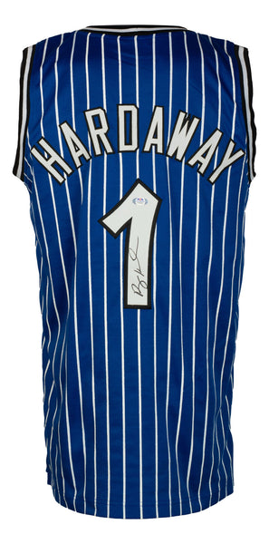 Penny Hardaway Signed Custom Blue Basketball Jersey PSA ITP