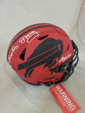 KELLY/THOMAS/REED TRIPS SIGNED BUFFALO BILLS RAVE SPEEDFLEX HELMET BECKETT