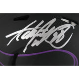 Adrian Peterson Autographed Minnesota Vikings Eclipse Mini Helmet Beckett 49852