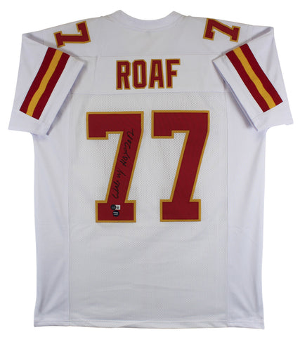 Willie Roaf "HOF 12" Authentic Signed White Pro Style Jersey BAS Witnessed