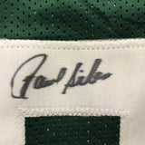 FRAMED Autographed/Signed PAUL SILAS 33x42 Boston Celtics Green Jersey JSA COA