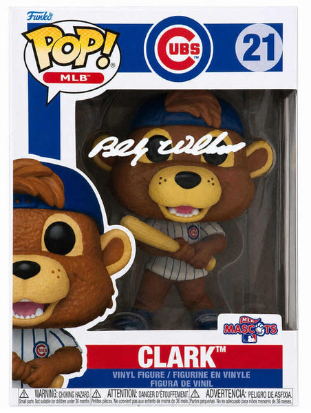 Billy Williams Signed Cubs Clark Mascot Funko Pop Doll #21 (SCHWARTZ SPORTS COA)