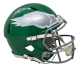 Saquon Barkley Signed Eagles FS Kelly Green Replica Speed Helmet PSA/DNA