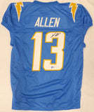 Los Angeles Chargers Keenan Allen Autographed Blue Jersey Beckett QR #W778509