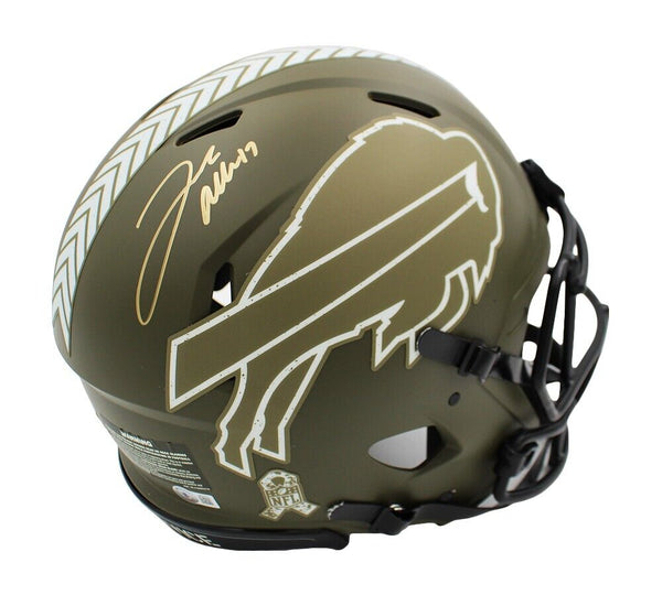 Josh Allen Signed Buffalo Bills Speed Authentic STS NFL Helmet