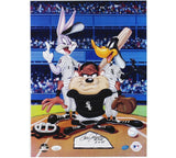 Tom Seaver Signed Cincinnati Reds Unframed Looney Tunes MLB Photo - #300 8-4-85