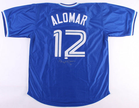 Roberto Alomar Signed Toronto Blue Jays Jersey (JSA COA) 12xAll-Star 1990-2001