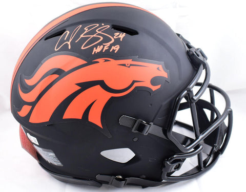 Champ Bailey Signed Broncos F/S Eclipse Authentic Helmet w/HOF-Beckett W Holo