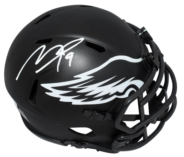MAKAI LEMON SIGNED PHILADELPHIA EAGLES ECLIPSE SPEED MINI HELMET BECKETT