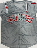 RYAN HOWARD - Philadelphia Phillies - Signed Replica Grey Jersey AUTO - BAS
