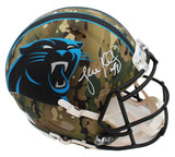 Luke Kuechly Signed Carolina Panthers Speed Authentic Camo NFL Helmet