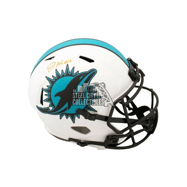 Jaylen Waddle Autographed Dolphins Lunar Eclipse Replica F/S Helmet - Fanatics