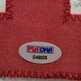 FRAMED CLEVELAND INDIANS BOB FELLER AUTOGRAPHED 3x INSCRIBED JERSEY PSA COA