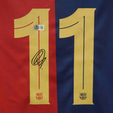Raphinha Signed FC Barcelona Home Soccer Jersey #11 with Beckett COA