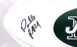 Darrelle Revis Autographed New York Jets Logo Football - Beckett W Hologram