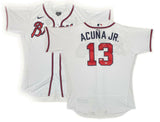 RONALD ACUNA Jr. Autographed Atlanta Braves Authentic White Jersey FANATICS
