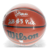 Sterling Henderson Autographed Trail Blazers Wilson Basketball Fanatics